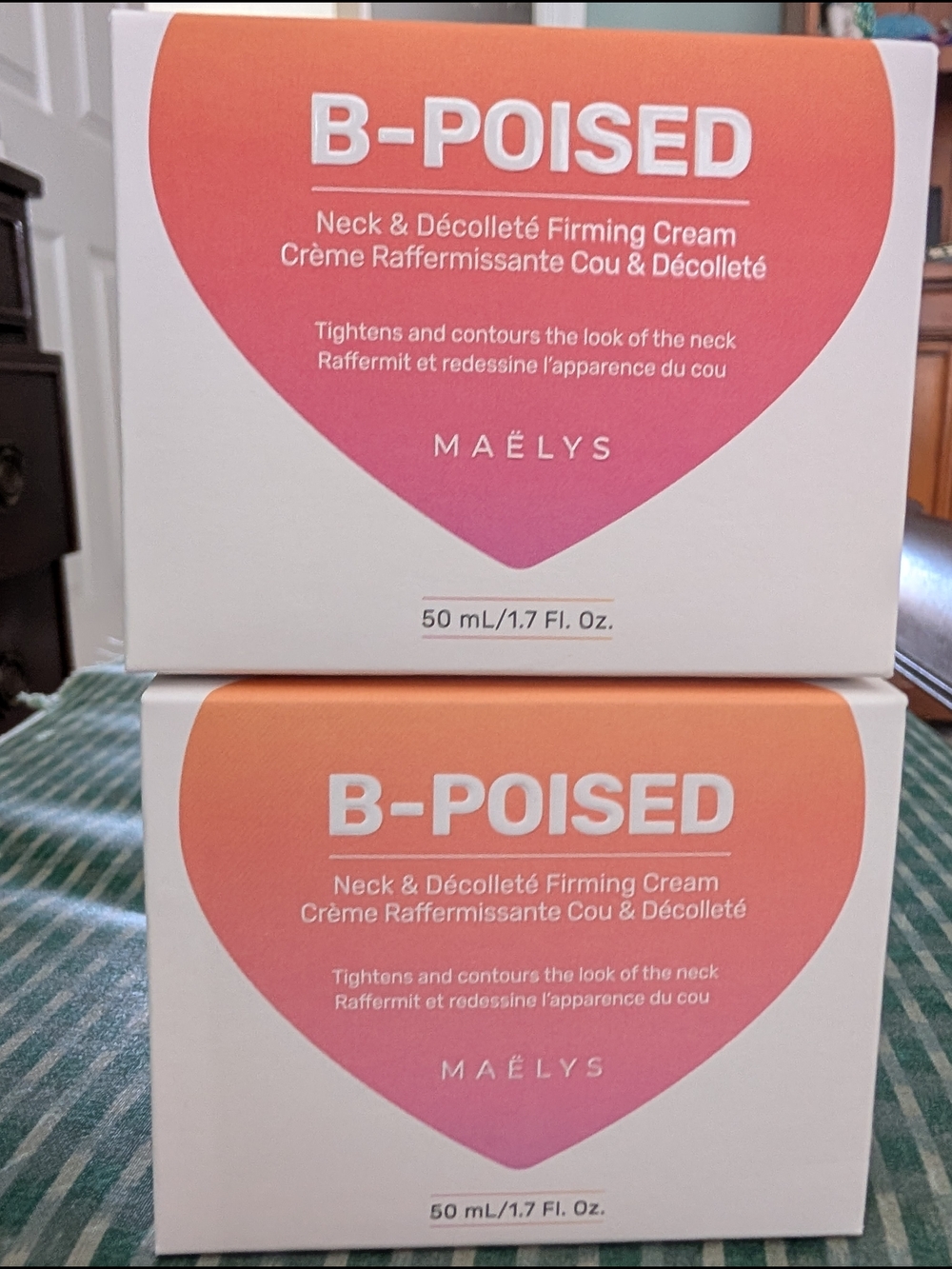 MAELYS B-Poised Neck & Décolleté Firming Cream — 2 Unopened Jars
